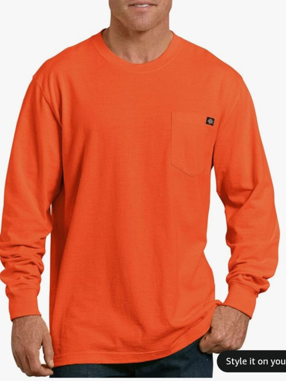 Dickies heavyweight long sleeve pocket tee size 3XL